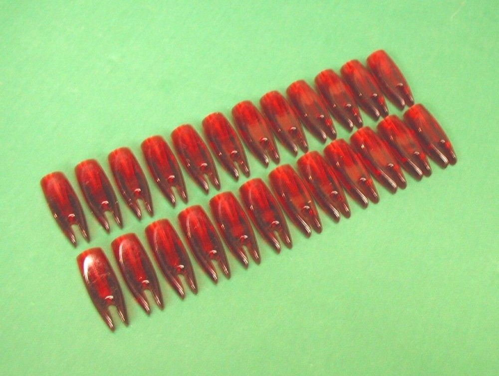 New Marco Arrow Nocks - 9/32" - Ruby Red - 2 Dozen