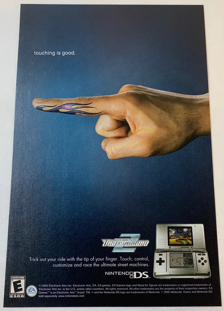 2005 video game ad page ~ NEED  FOR SPEED UNDERGROUND 2
