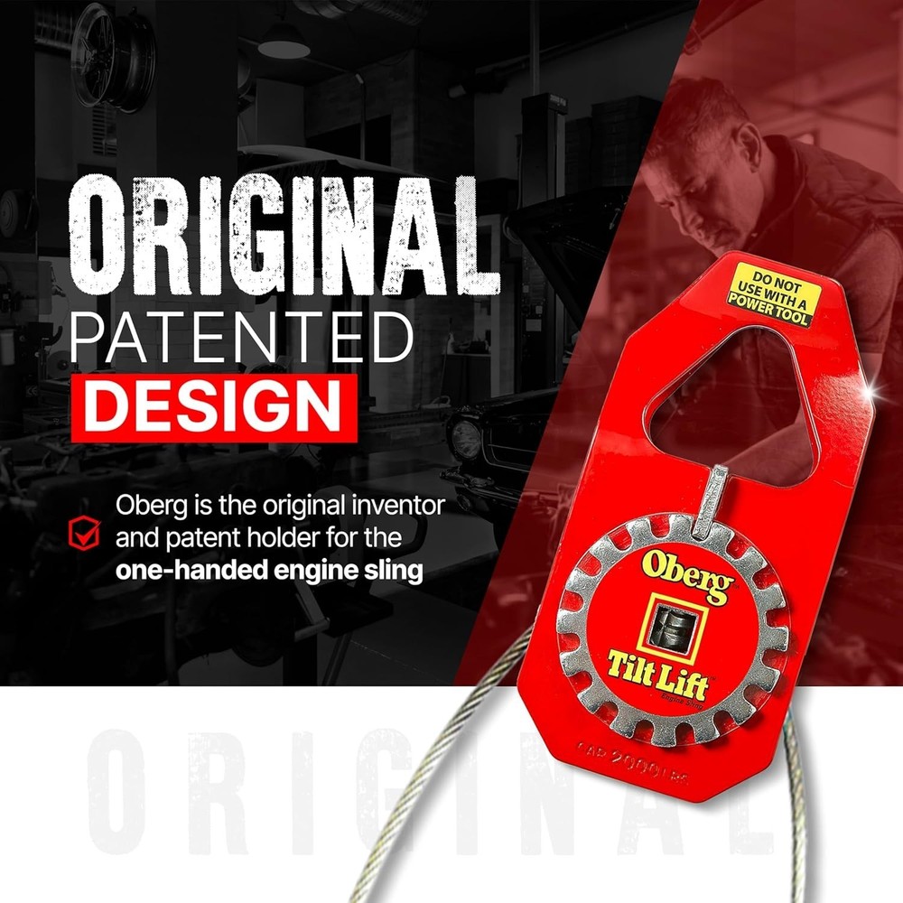 Secure Engine & Transmission Swaps with Hoist Sling