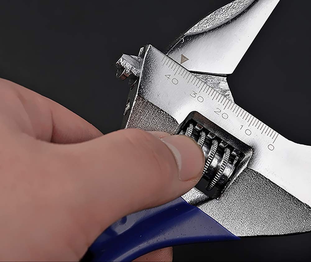Wide Opening Stubby Adjustable Wrench Spanner With Short Handle 4 Inch Chrome Va