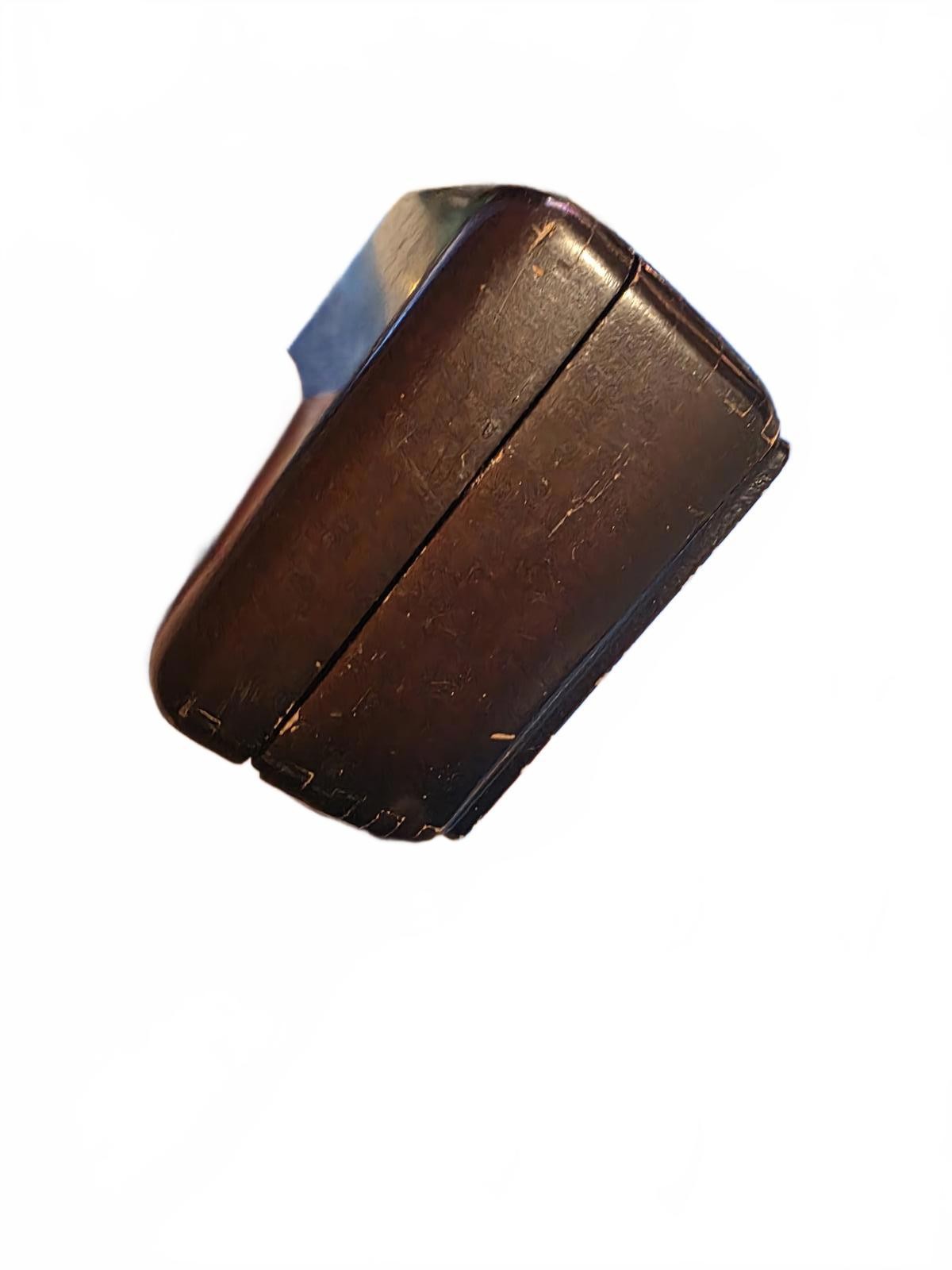 Vintage Buren Watch Box with Red Velvet Interior