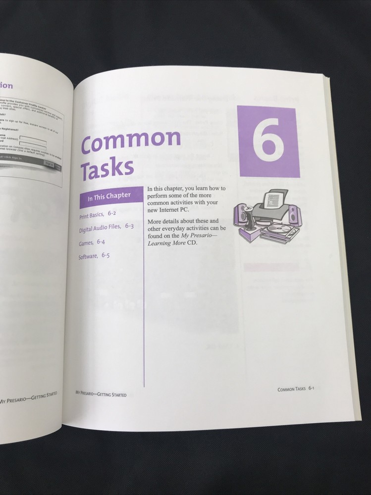 Compaq My Presario Getting Started First Edition User Manual Year 2000