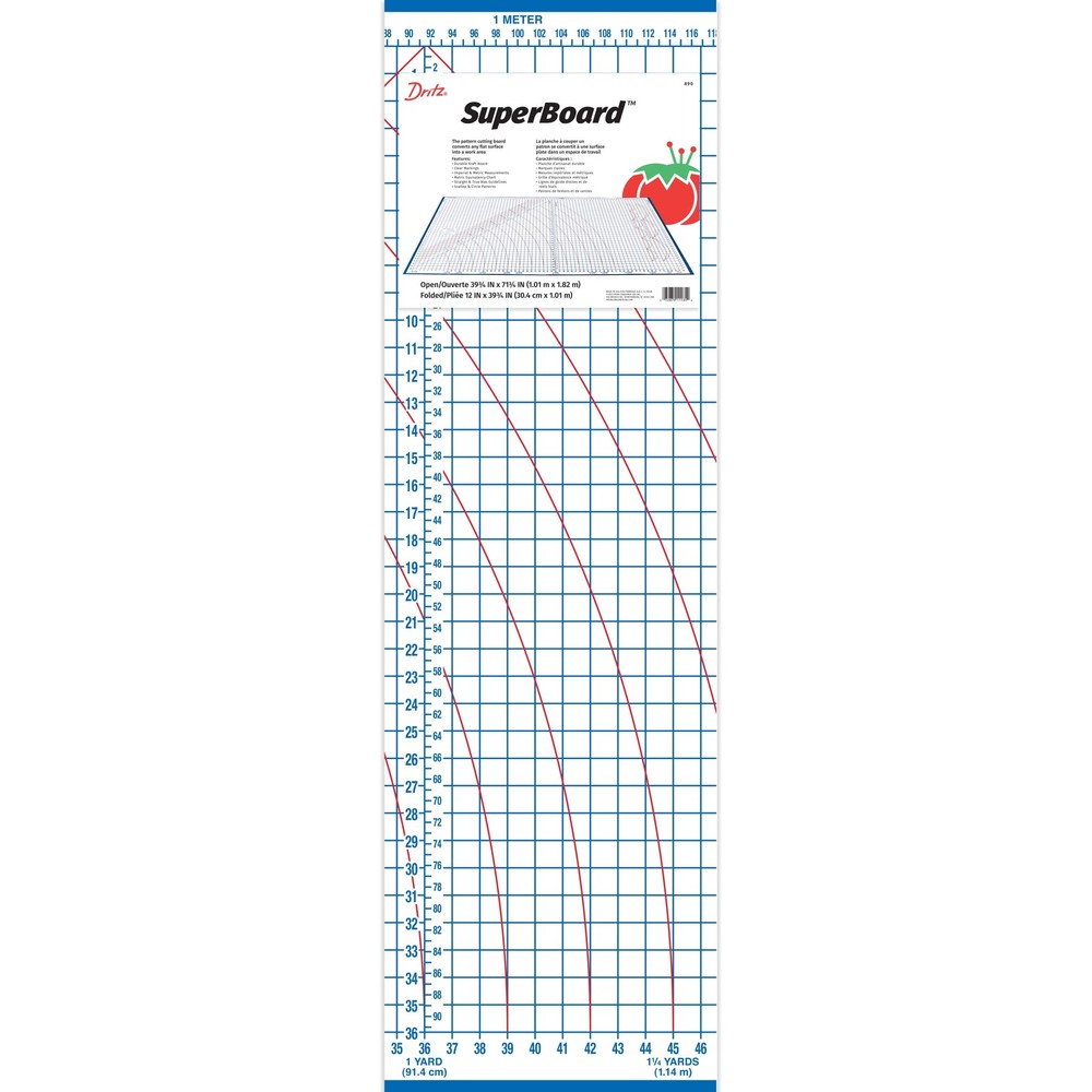 Dritz Foldable Superboard, Laminated Cutting Surface