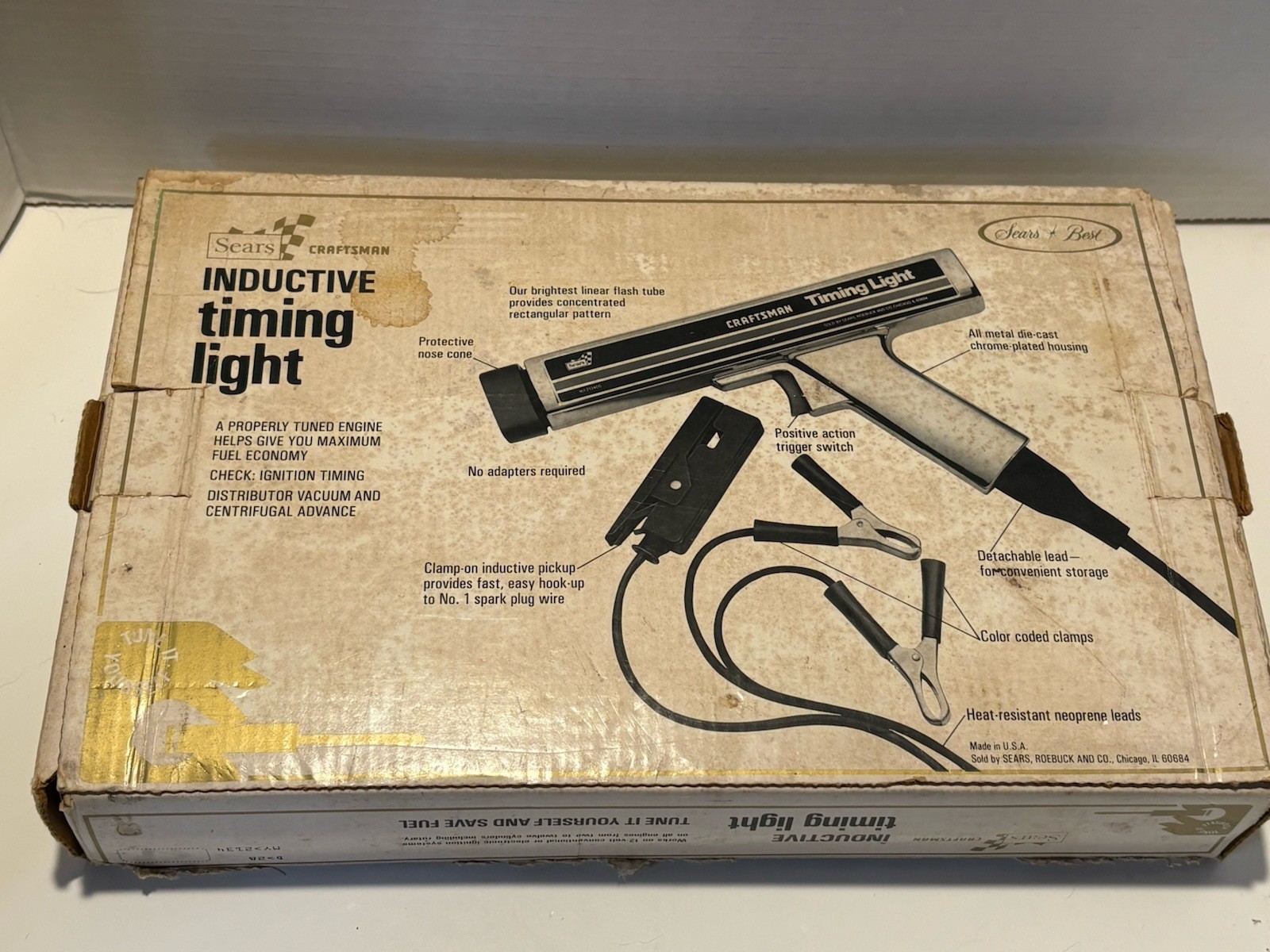 Sears Craftsman Inductive Automotive Timing Light 28 2134 USA Made