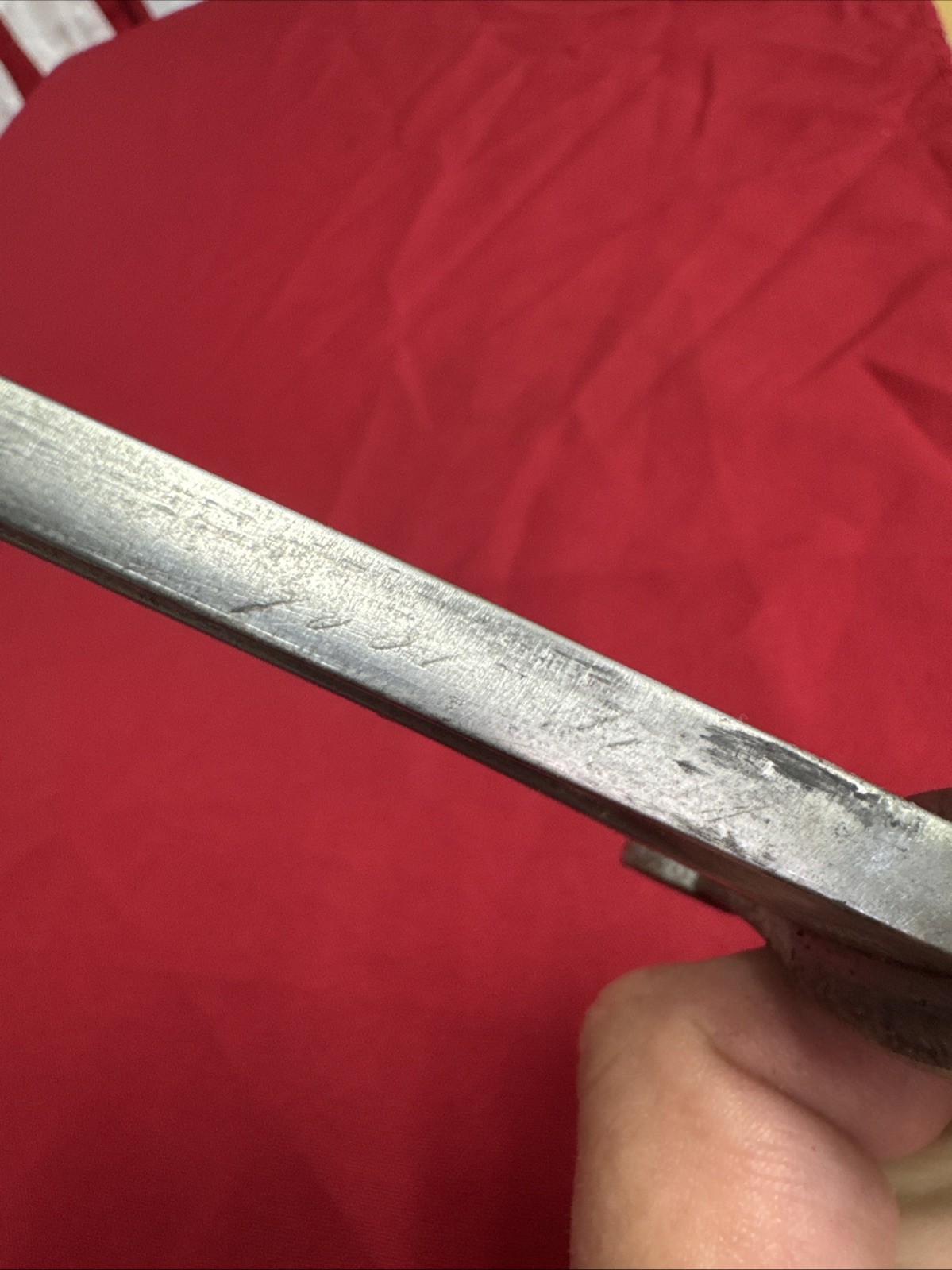 PORTUGUESE MODEL 1885 BAYONET WITH SCABBARD MARKED STEYR A946