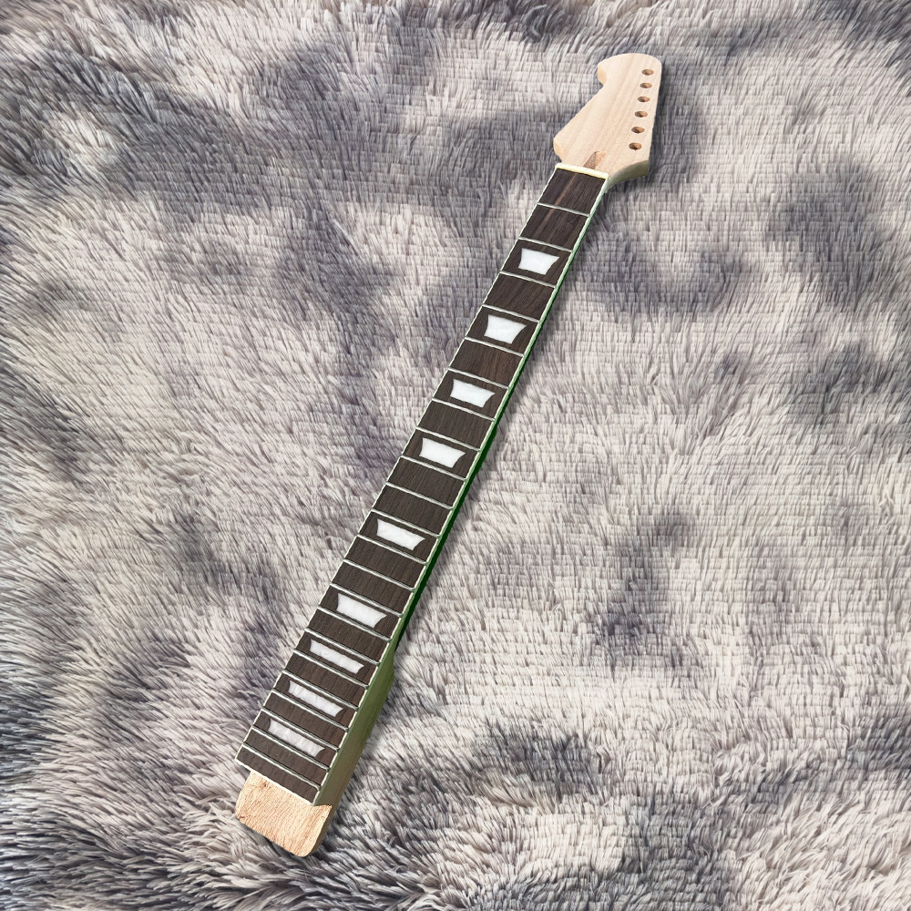 DIY 6 String Fire Bird Electric Guitar Kit Unfinish SSS Flamed Maple Top CR Part