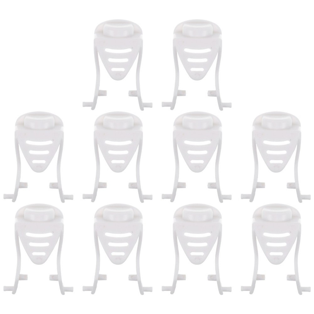10pcs Toothpaste Dispenser Push Bar Replacement: Plastic Toothpaste Squeezer
