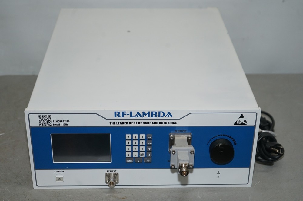 ^ RF-LAMBDA REMC08G11GD 8-11GHz Wide Band Solid State EMC Power Amplifier "READ"