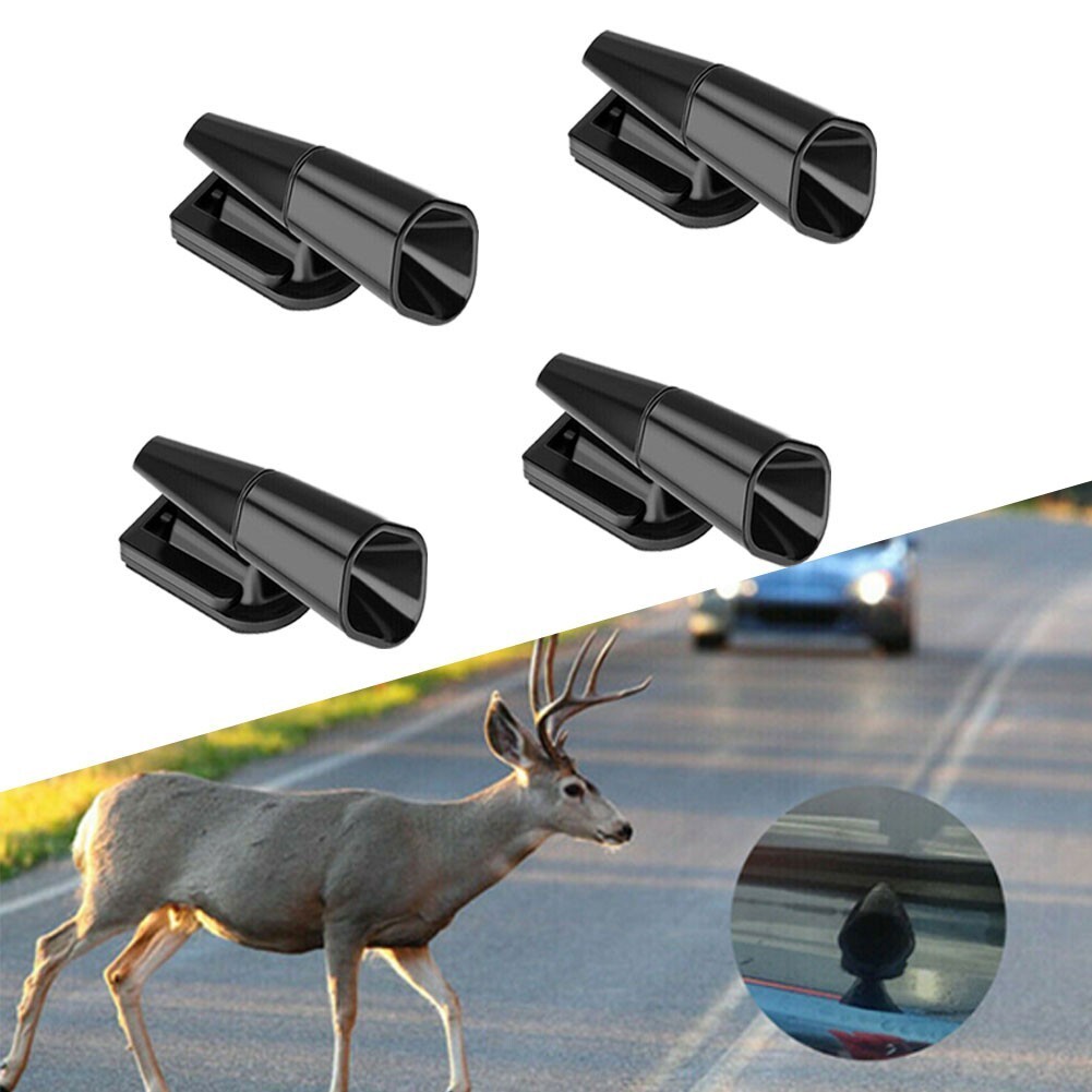 Ultrasonic Car Deer Whistle Animal Repeller Auto Safety Fits All Vehicles