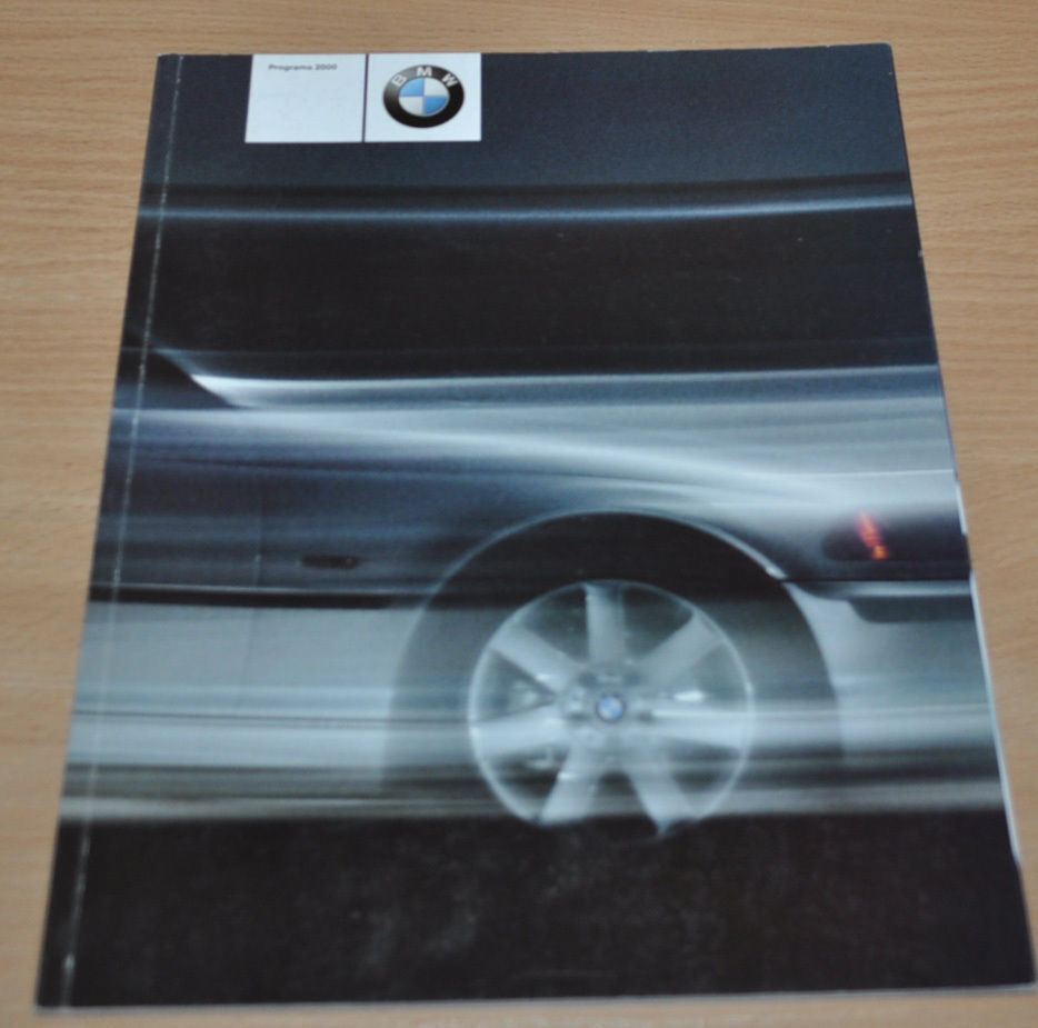 2000 BMW Programa Model Range Brochure Prospekt Spanish Edition
