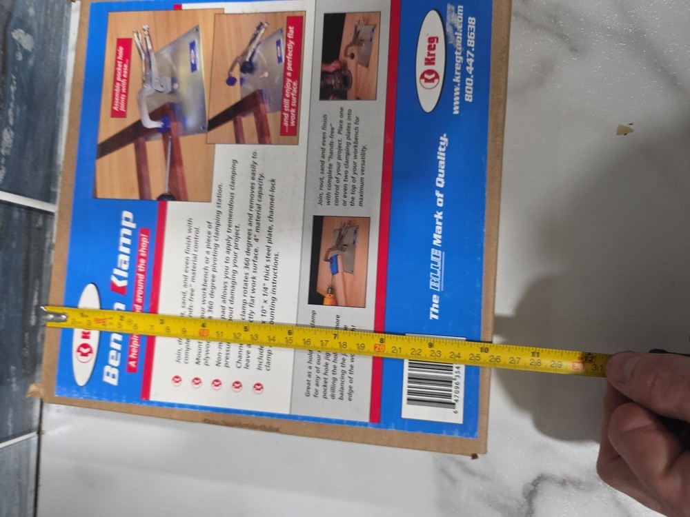 NEW Kreg Heavy Duty Bench Klamp System - NOS
