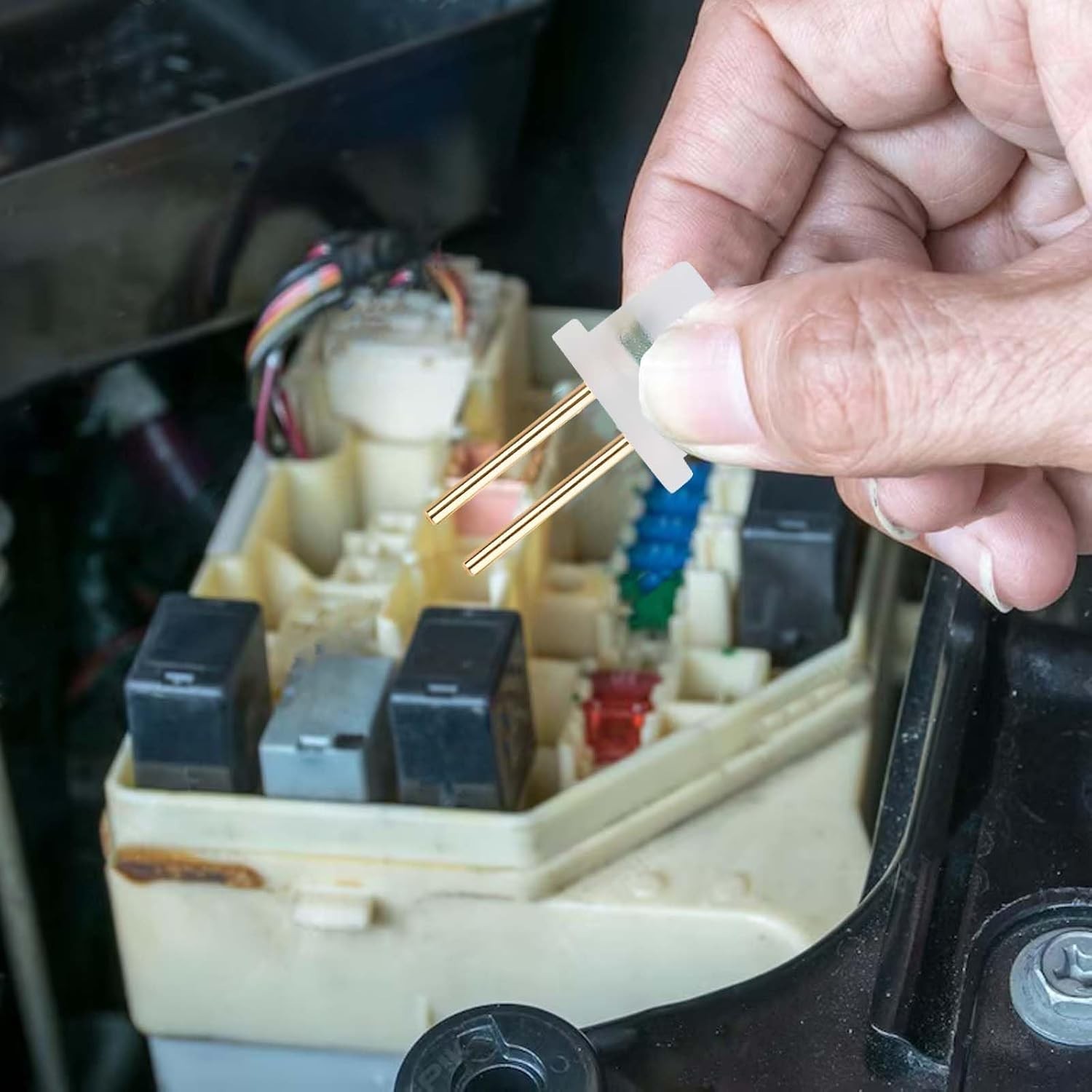 Car SRS Airbag Simulator Tester 2 Ohm Resistor Fault Light Reset Tool Universal