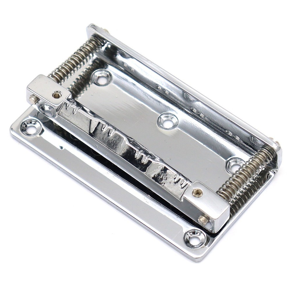 Metal 8 Strings Mandolin Bridge Hardtail Fixed Bridge Replacement Silver