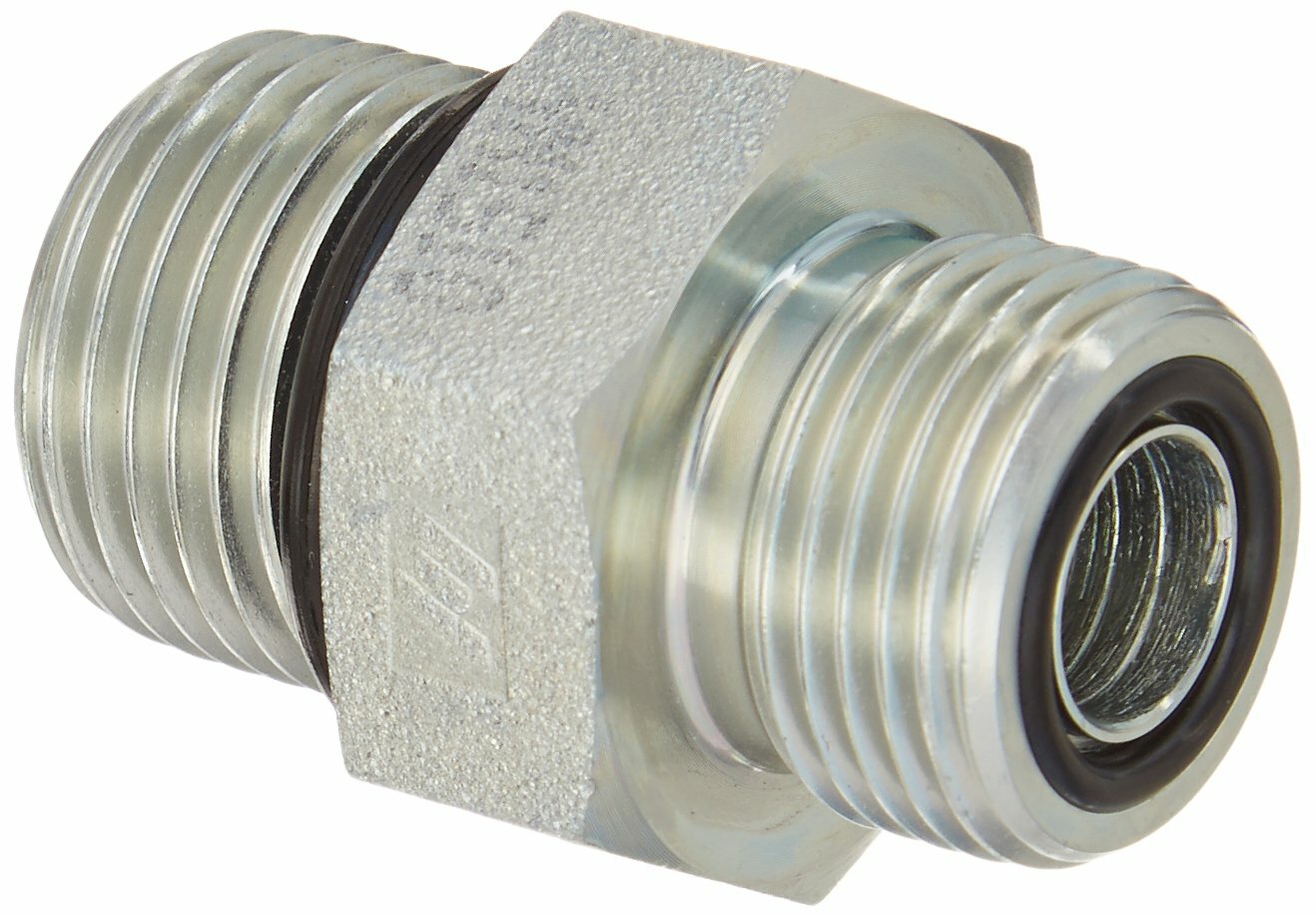 FS6400-04-06  HYDRAULIC ADAPTER  -  04 MALE FACE SEAL X 06 MALE BOSS FLAT FACE