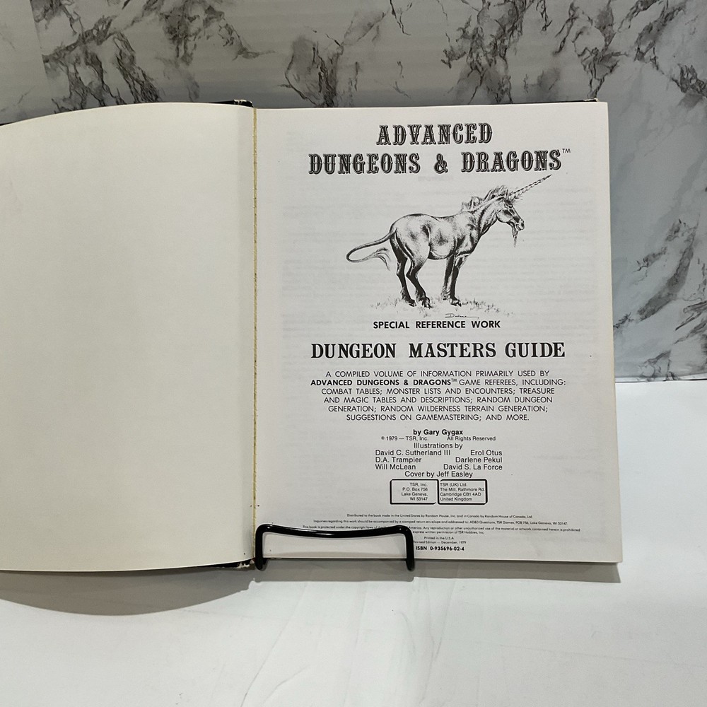 Official Advanced Dungeons & Dragons Dungeon Masters Guide