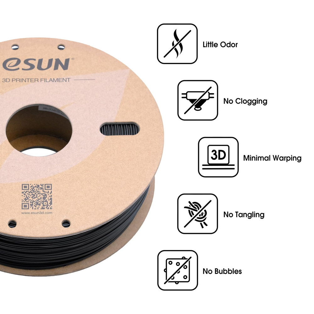 Esun ABS+ Filament 1.75Mm, 3D Printer Filament ABS Plus, Dimensional Accuracy +/