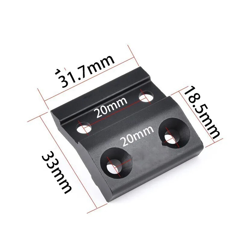Tactical Flashlight Offset Keymod Mlok Mount For M300 M600 Scout Light Bases