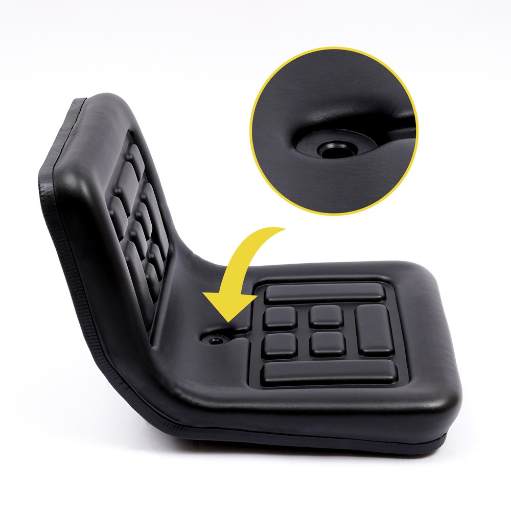 Universal Tractor Seat with Adjustable Brackets for Mower, Dumper & Digger