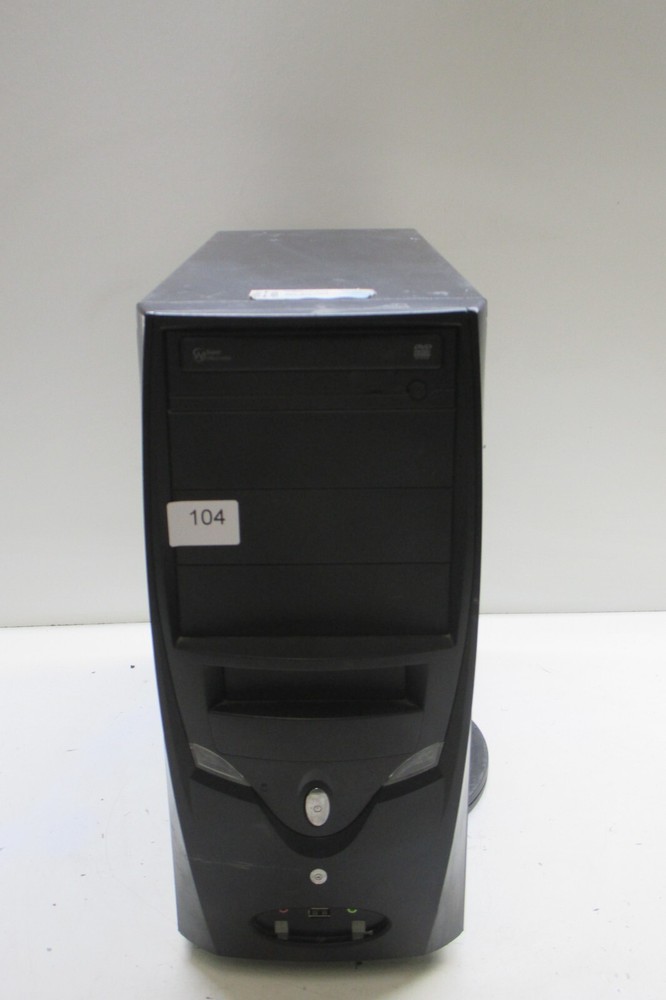Retro Black Sleeper ATX Computer Case Case w/ 450W PSU