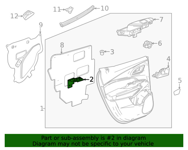 Genuine GM Bracket 42734740