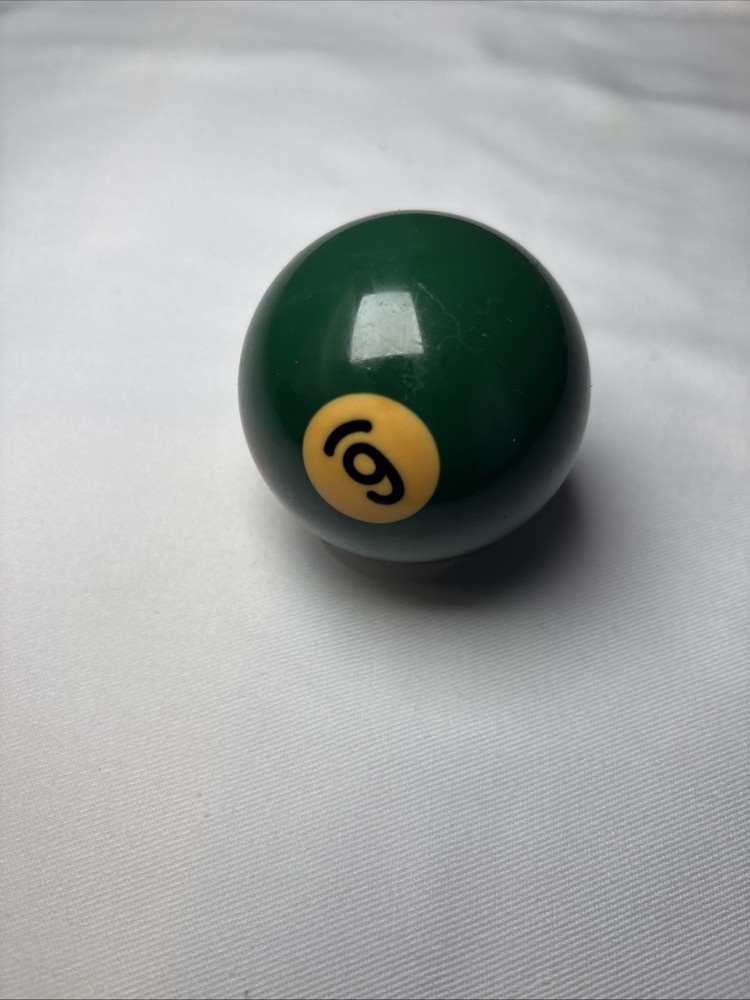 Vintage Bakelite Solid Green #6 Ball Billiard Pool Replacement 2 1/4" Standard