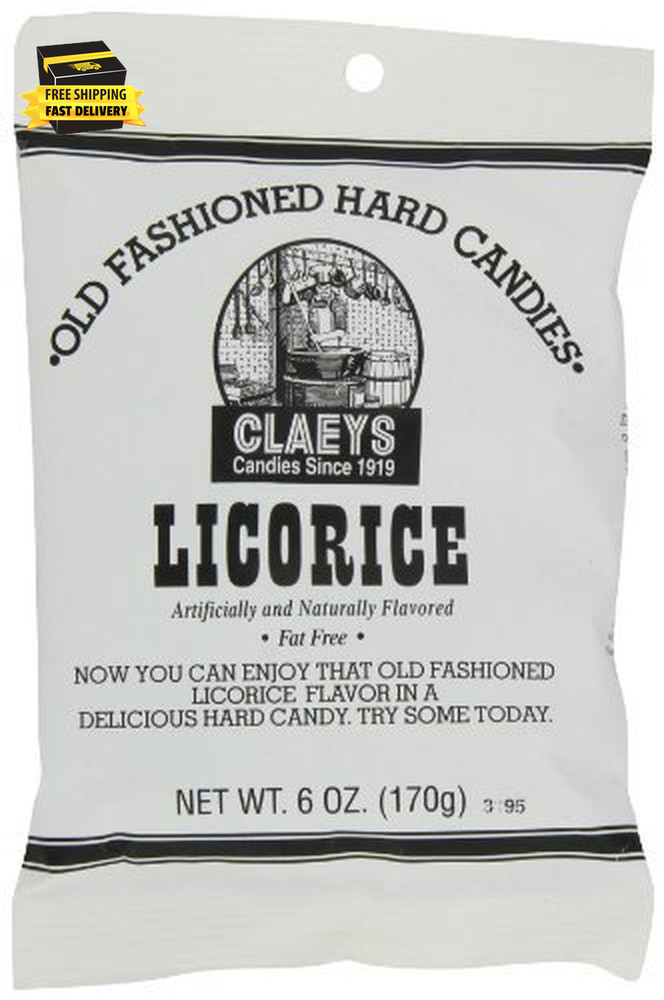 Old Fashioned Licorice Hard Candy 6 Oz. ⭐️⭐️⭐️⭐️⭐️