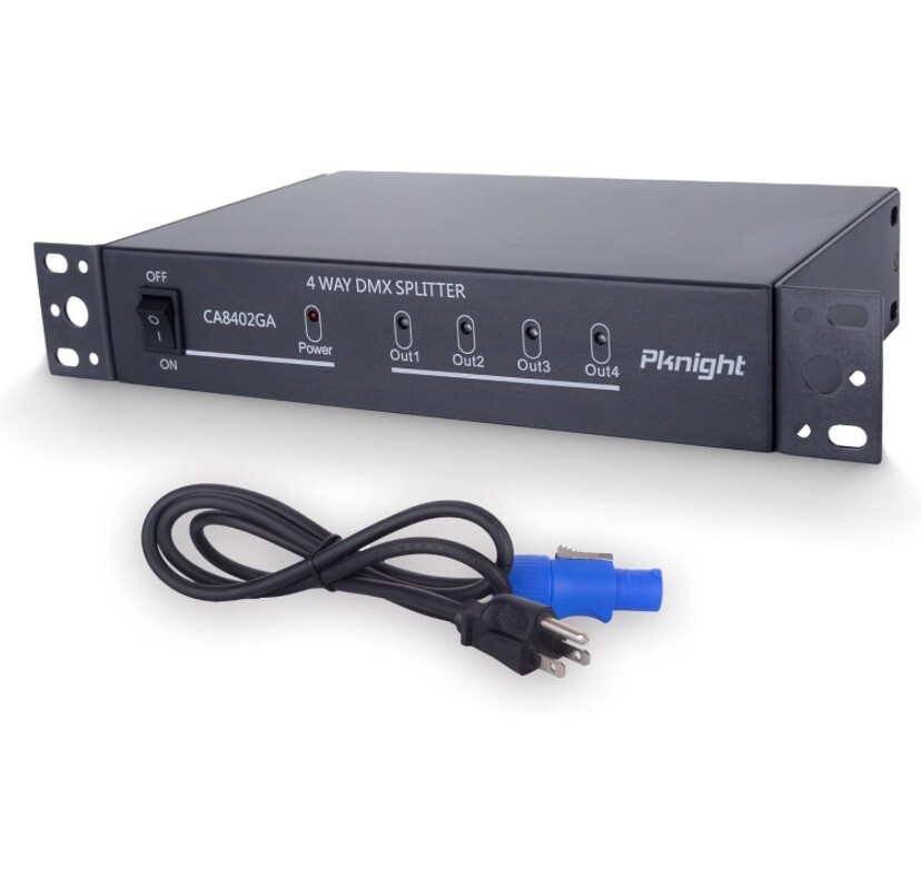 Pknight DMX 4 Way RJ45 Splitter
