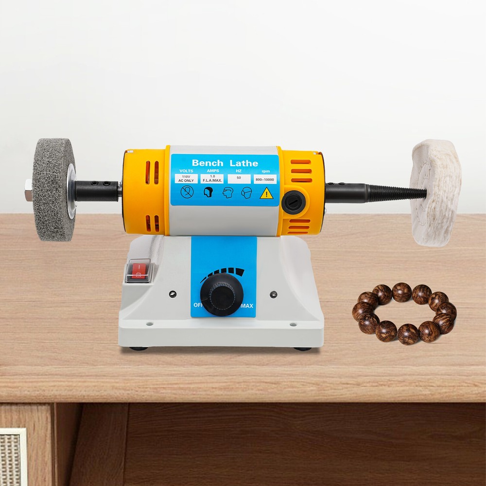 Jewelry Bench Buffer Polisher with Adjustable Speed & Accessory Kit