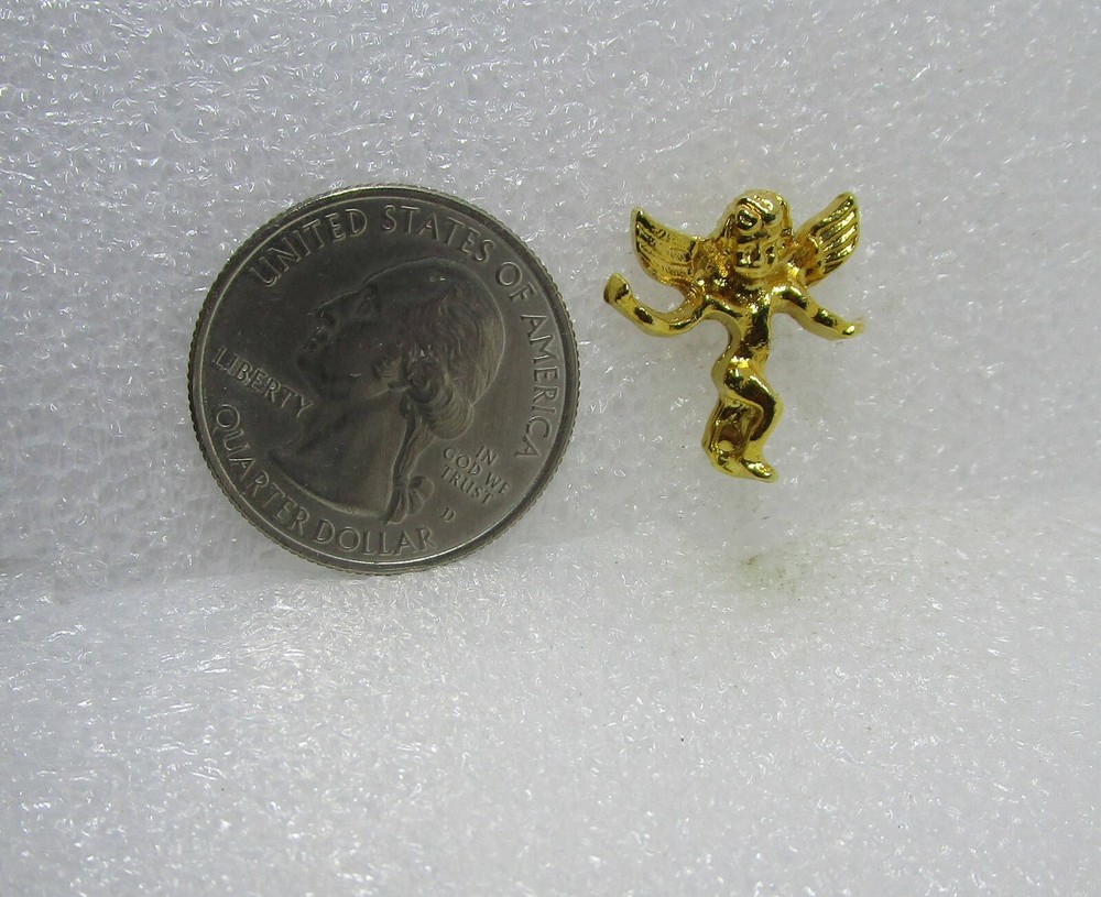 Gold Tone Angel Pin