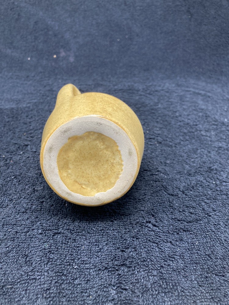 Ceramic 4 inch leaf pattern jug/ cruet