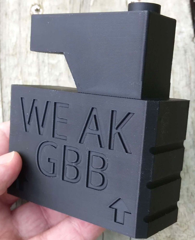 WE AKM GBBR Airsoft Odin Speedloader Adapter (Black)