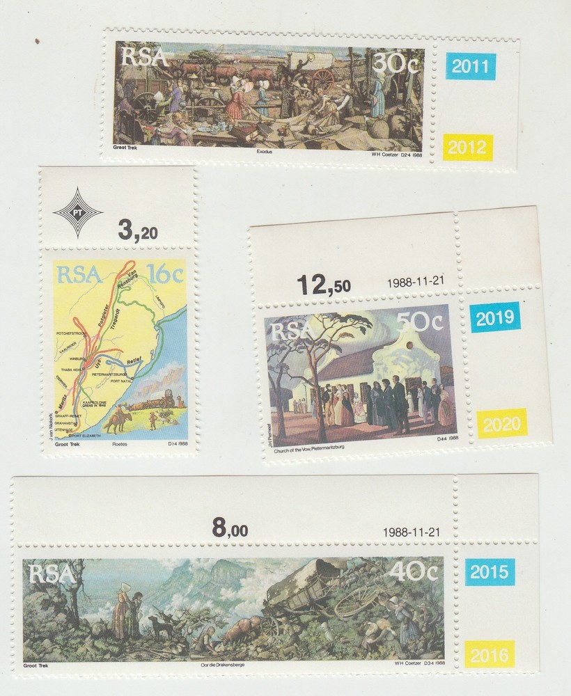 South Africa 4 x 1988 MNH