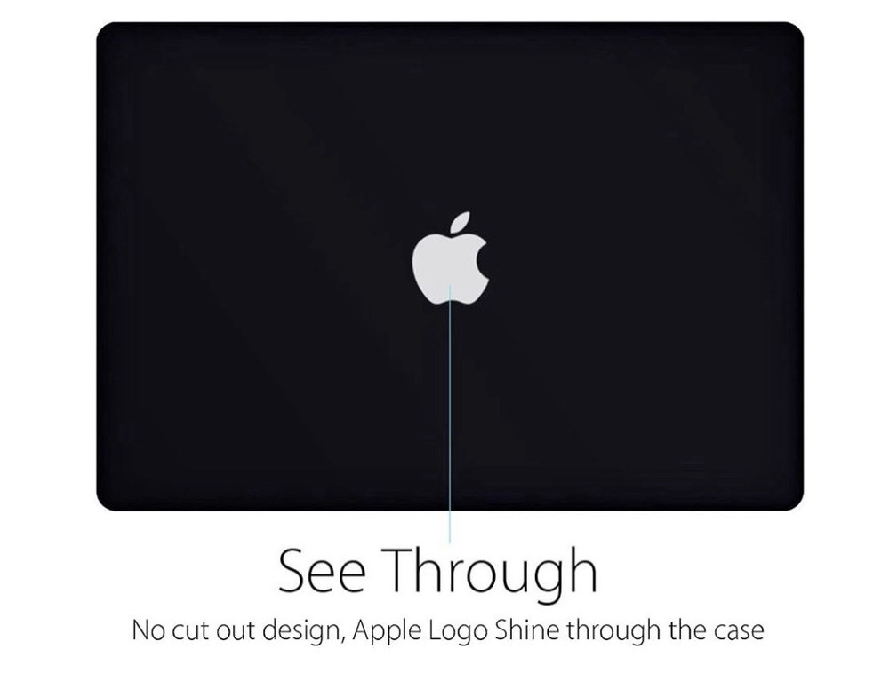 UESWILL Smooth Matte Hard Case Cover Compatible with (Mid 2012-Mid 2015) Macbook