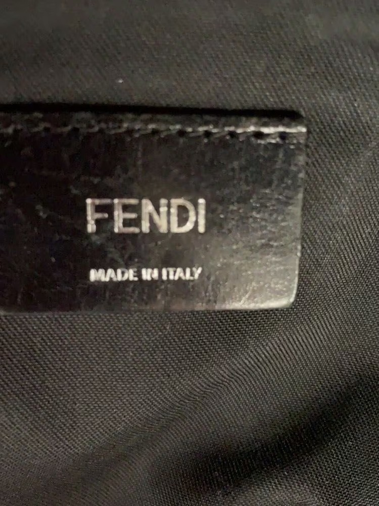 FENDI Backpack Leather Black 7VZ012・O7E Monster from Japan