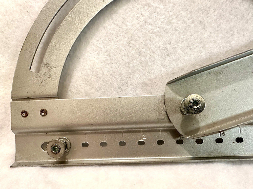 Tool Shop Metal Protractor