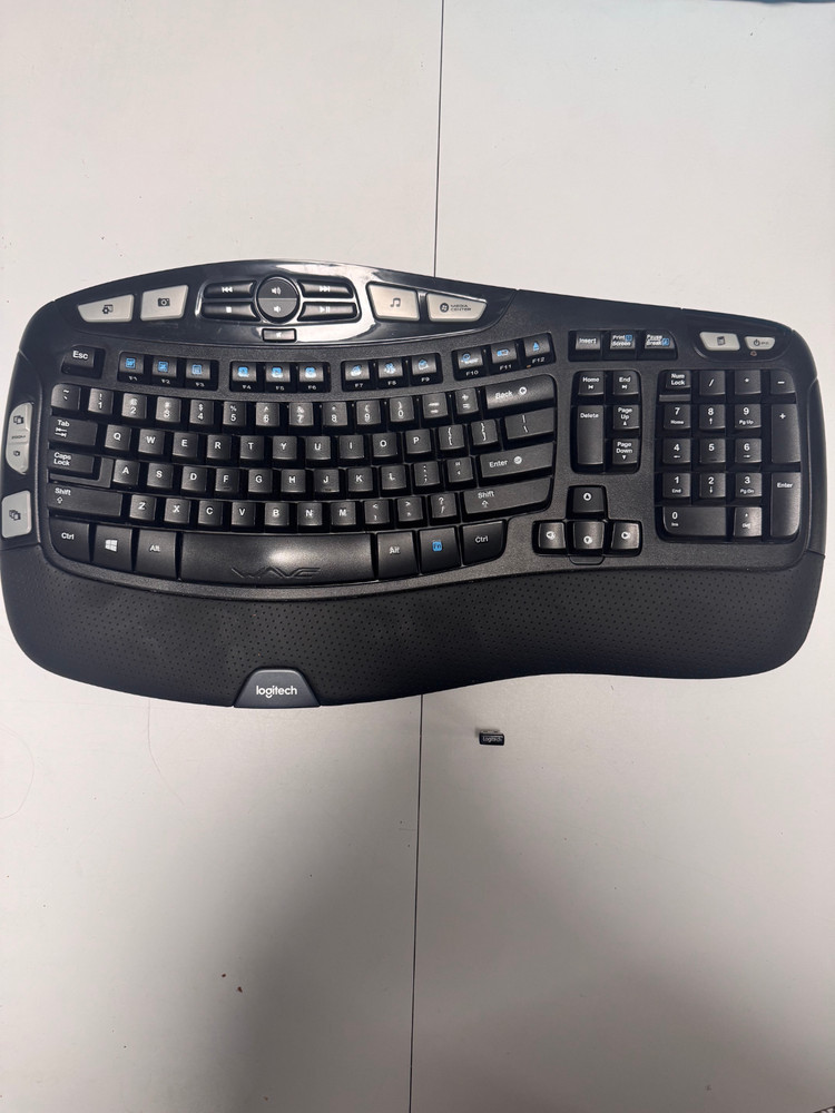 Logitech K350 Wireless Keyboard w/ USB Unifying Receiver Dongle – Tested – Great