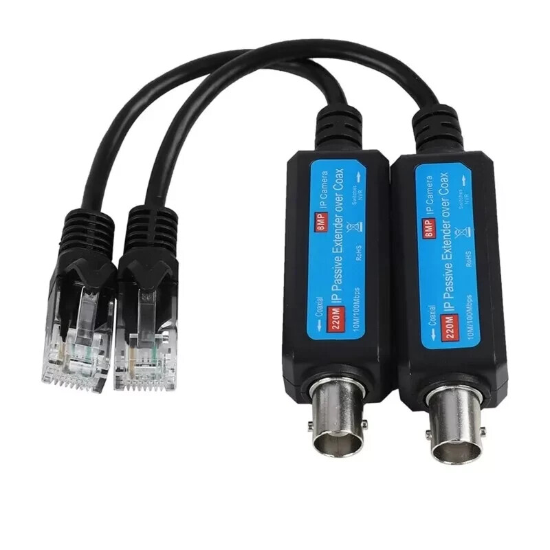 1CH Passive IP Camera Video Extender Over Coax Coaxial Cable converter