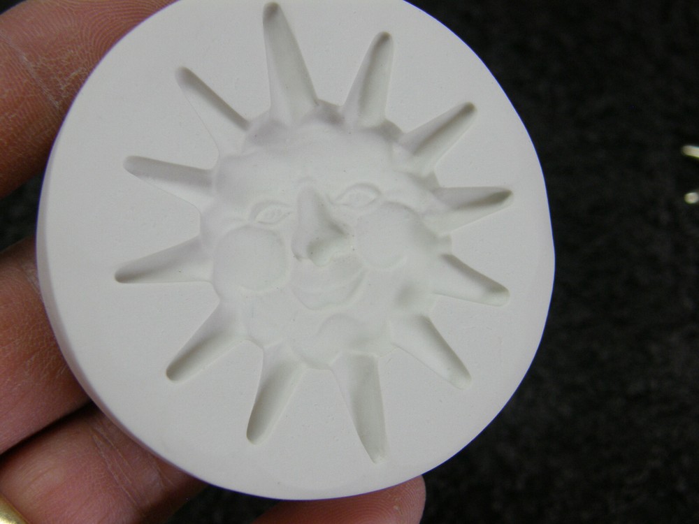 Sun Face Polymer Clay Mold (MD1002A)