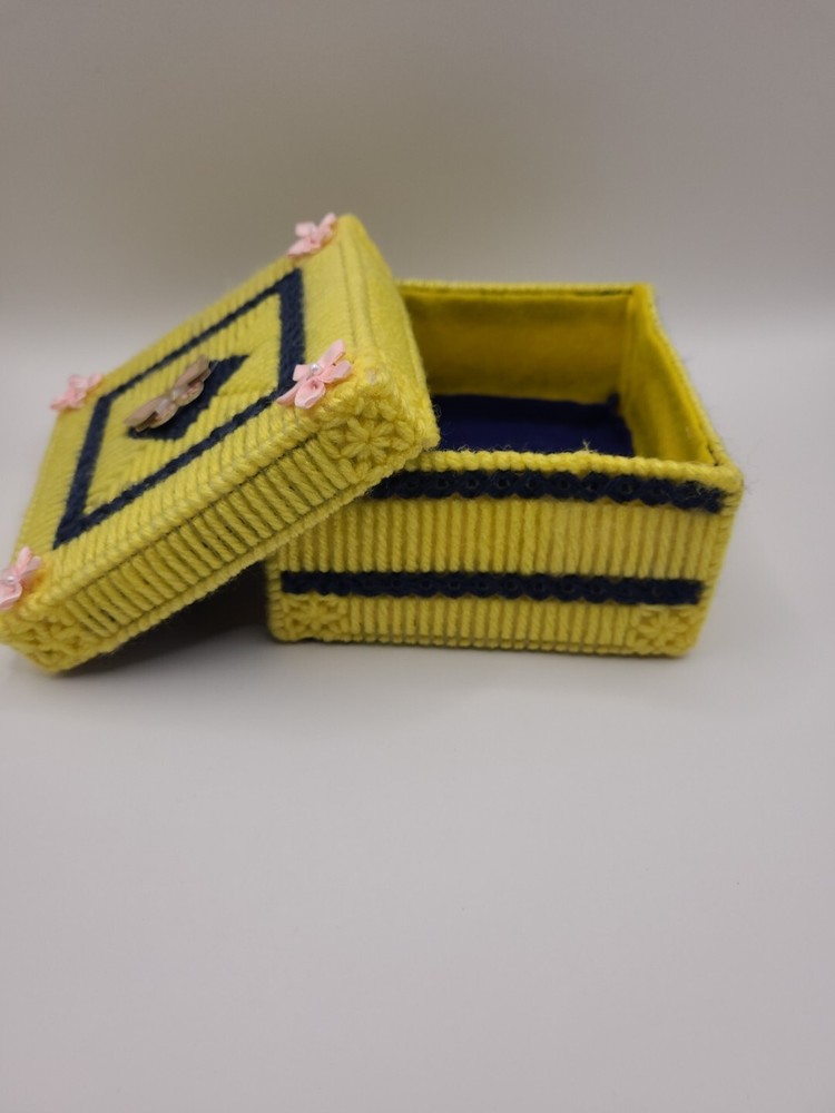 Vintage 1960s Handmade Storage Box