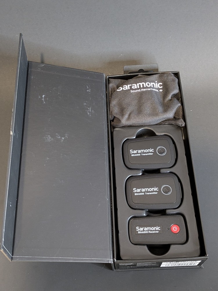 Dual Channel Wireless Microphone System (Saramonic BLINK500 B2)