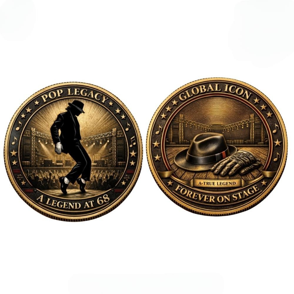 Michael Jackson 68Th Anniversary Commemorative Coin