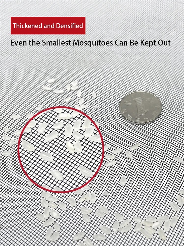 Durable Cuttable Mosquito Screen Mesh Roll Large Coverage for Windows Doors