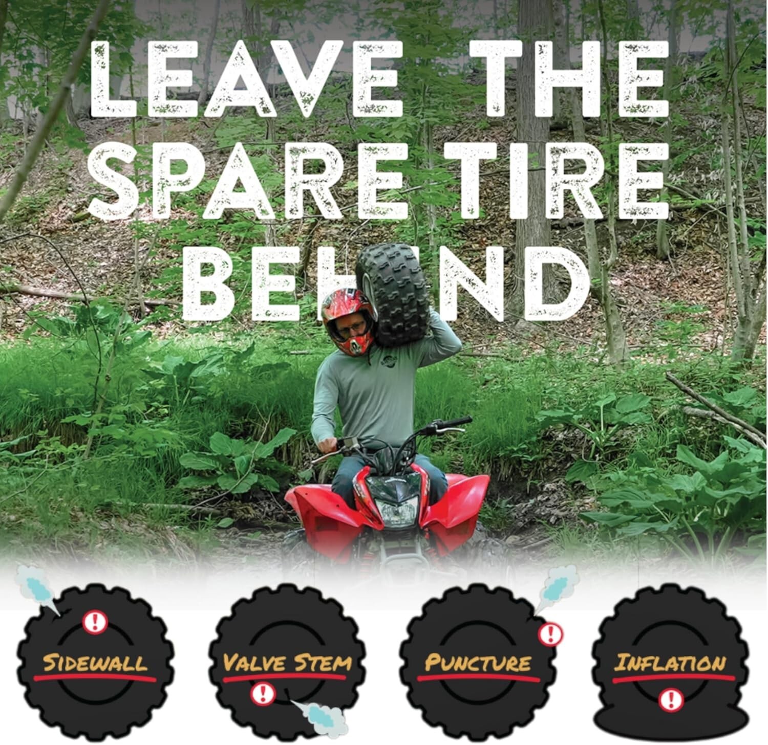 GlueTread ATV Tire Repair Kit | Complete Off-Road Tire Patch Kit