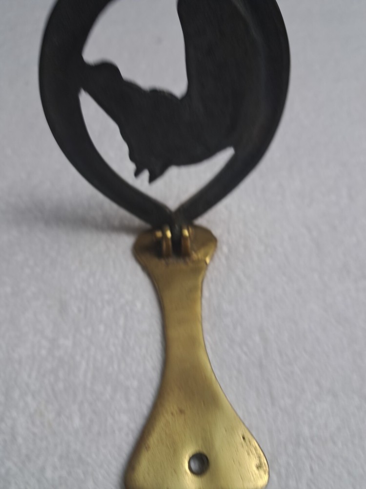 Horseshoe Head Door Knocker Brass