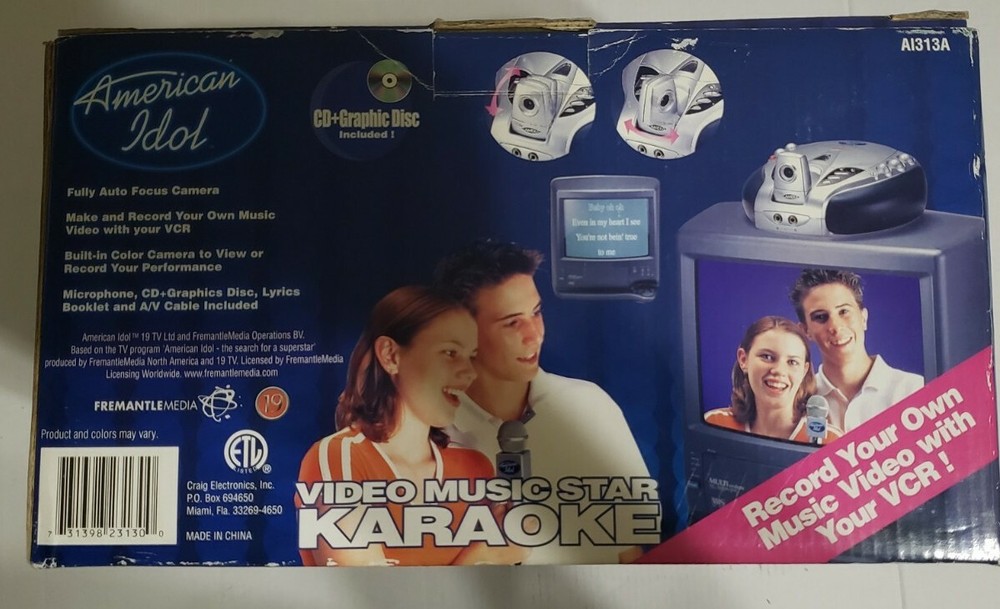 American Idol Karaoke Machine AI313A