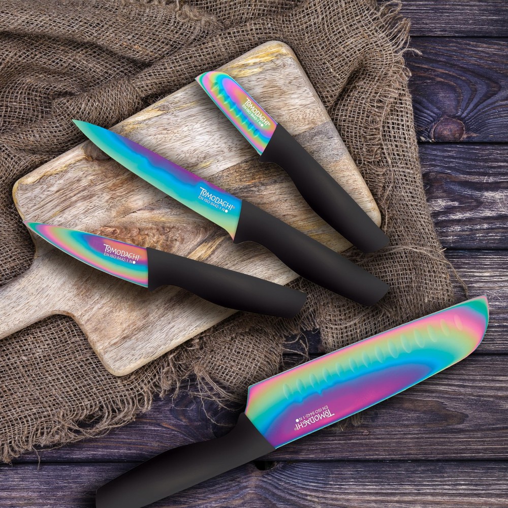 HMC01A656D Rainbow Titanium – 12 Piece Cutlery Set – Multi