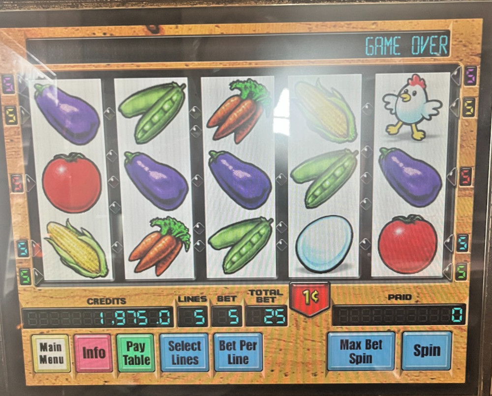 IGT CHICKEN GAM Software 5R 5 Pay Lines Multi-Denom