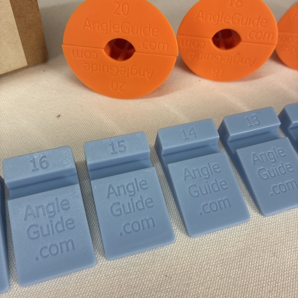 Az4 Angle Guides Combo Blue For Sharpening Stones Orange For Rods