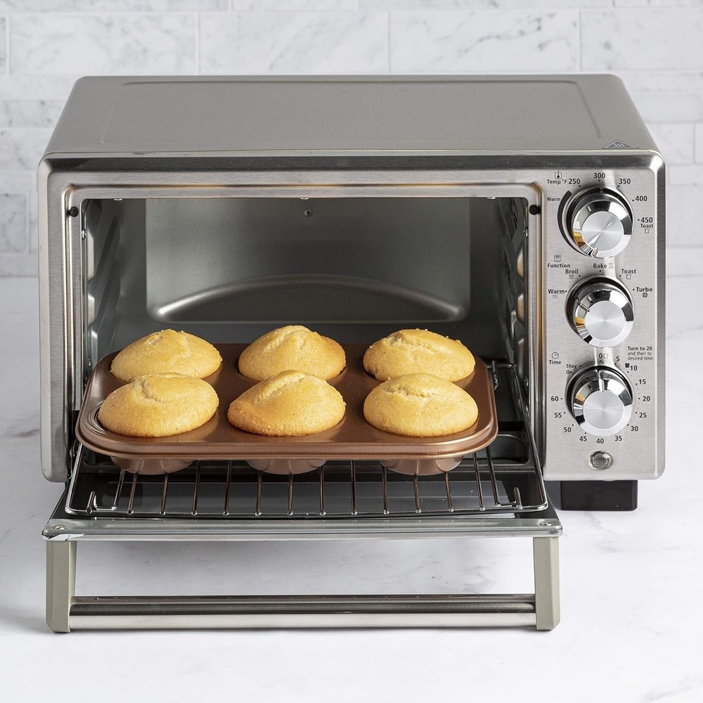 Ecolution Non-Stick Toaster Oven Bakeware Set, 4 Piece, 4-Piece, Copper