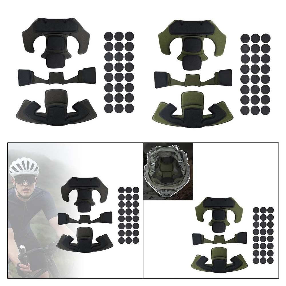 Helmet Padding Kit Memory Foam Pads Supplies Breathable Lining Multifunctional